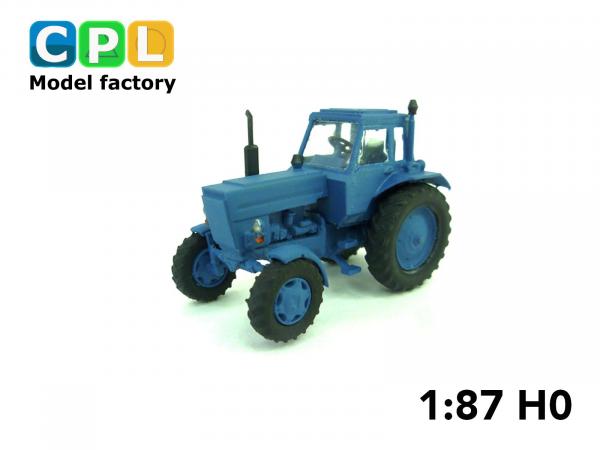 Traktor Belaruss MTS-82 kleine Kabine blau Bj 1978